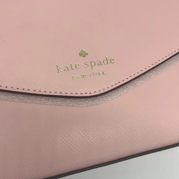 Kate Spade Sadie Envelope Crossbody Chalk Pink - Picture 3 of 13